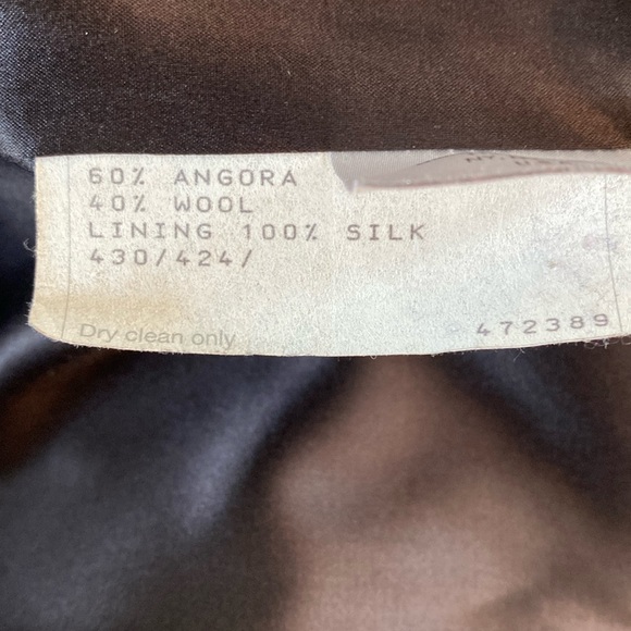 Rare Giorgio Armani Angora Blend Coat, Size 44 - Picture 14 of 17